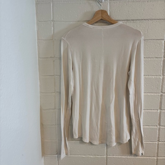 Lululemon white ribbed longsleeve top - Picture 6 of 7